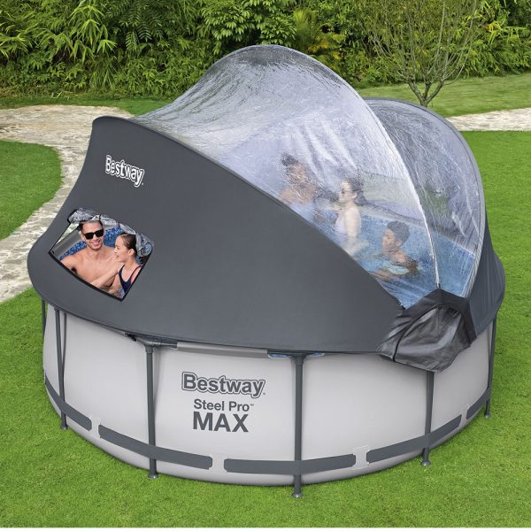 BESTWAY STEEL PRO MAX FRAME POOL SET MITFILTERPUMPE + VERDECK Ø 366 X 100 CM – Bild 3