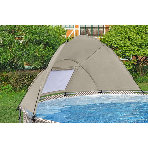 BESTWAY STEEL PRO MAX FRAME POOL KOMPLETT-SET MIT SONNENSCHUTZDACH Ø 396X107CM – Bild 6