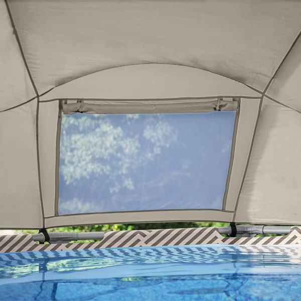 BESTWAY STEEL PRO MAX FRAME POOL KOMPLETT-SET MIT SONNENSCHUTZDACH Ø 396X107CM – Bild 9