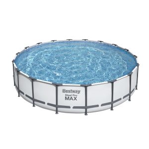 BESTWAY STEEL PRO MAX AUFSTELLPOOL KOMPLTT-SET MIT FILTERPUMPE 549 X 122 CM | Sportsness.ch