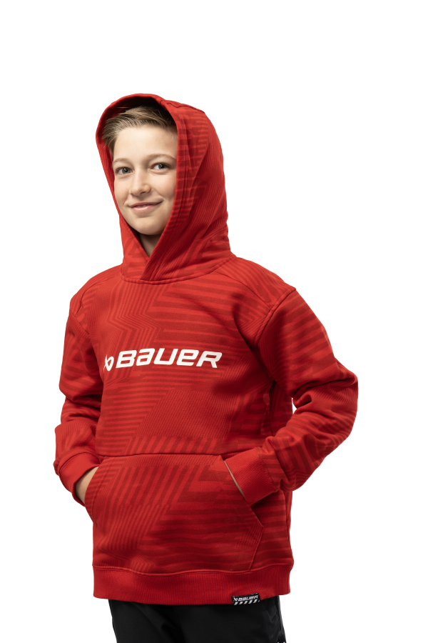 Bauer Graphic Stripe Hoodie JR | Sportsness.ch