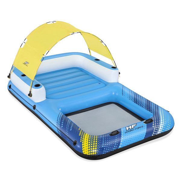 BESTWAY HYDRO-FORCE SUMMER OASIS 4-PERSONEN-BADEINSEL 305 X 186 X 58 CM | Sportsness.ch