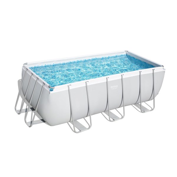 BESTWAY POWER STEEL FRAME POOL-SET 412 X201 X 122 CM | Sportsness.ch