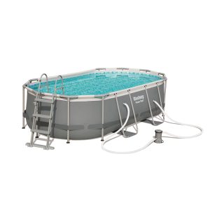 BESTWAY POWER STEEL FRAME POOL-SET 427 X250 X 100 CM | Sportsness.ch