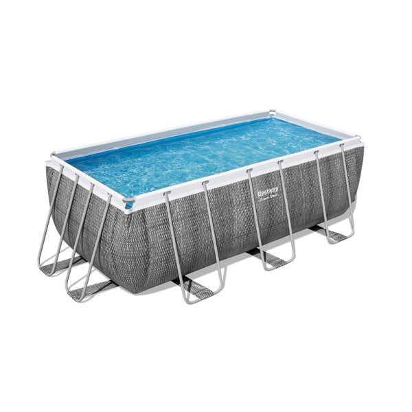 BESTWAY POWER STEEL FRAME POOL-SET 412 X201 X 122 CM | Sportsness.ch