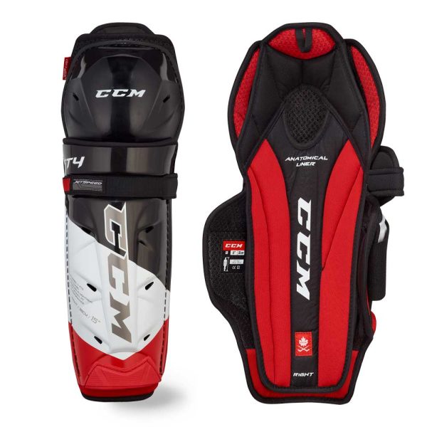 CCM JETSPEED FT4SCHIENBEINSCHONER JUNIOR | Sportsness.ch