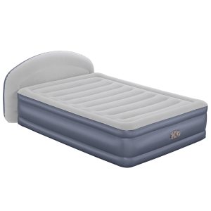 BESTWAY DOPPELLUFTBETT MIT LOUNGELUX KOPFTEIL UND INTEGRIERTER ELEKTROPUMPE | Sportsness.ch