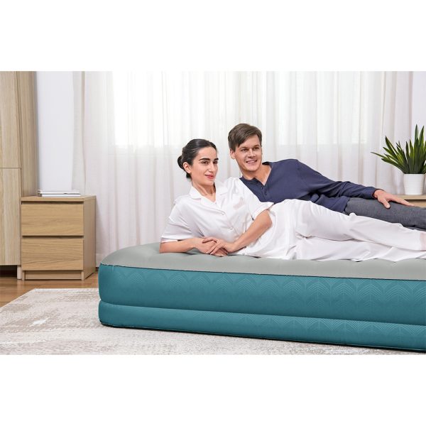 BESTWAY ALWAYZAIRE FORTECH MIT MOBILER, AKKUBETRIEBENER DOPPELPUMPE 203X152X36 – Bild 11