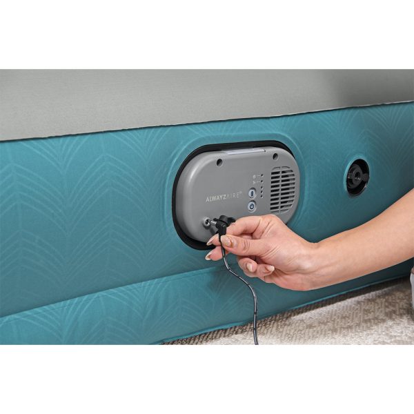 BESTWAY ALWAYZAIRE FORTECH MIT MOBILER, AKKUBETRIEBENER DOPPELPUMPE 203X152X36 – Bild 14