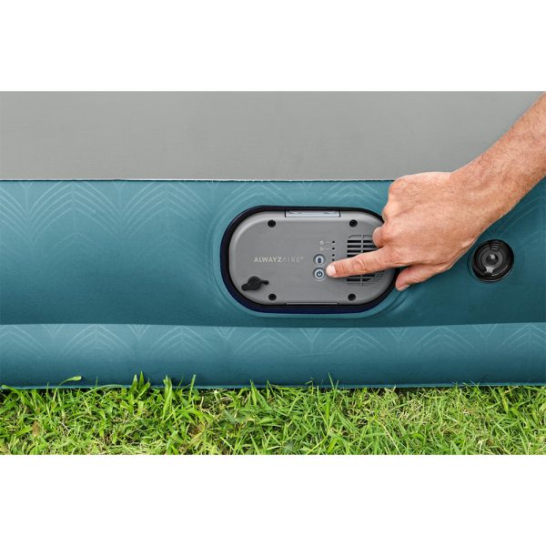 BESTWAY ALWAYZAIRE FORTECH MIT MOBILER, AKKUBETRIEBENER DOPPELPUMPE 203X152X36 – Bild 15