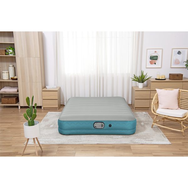 BESTWAY ALWAYZAIRE FORTECH MIT MOBILER, AKKUBETRIEBENER DOPPELPUMPE 203X152X36 – Bild 6