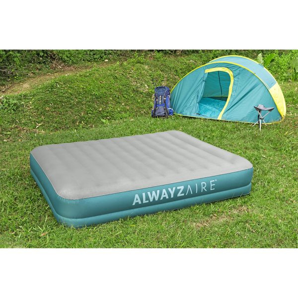 BESTWAY ALWAYZAIRE FORTECH MIT MOBILER, AKKUBETRIEBENER DOPPELPUMPE 203X152X36 – Bild 7