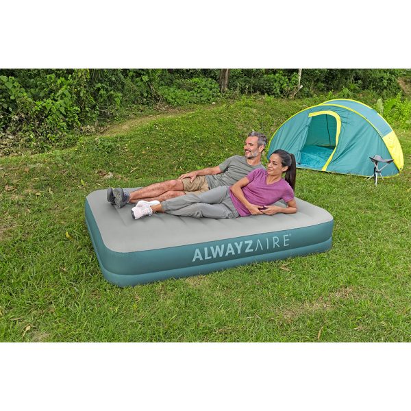 BESTWAY ALWAYZAIRE FORTECH MIT MOBILER, AKKUBETRIEBENER DOPPELPUMPE 203X152X36 – Bild 8