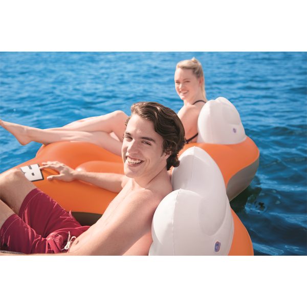 BESTWAY HYDRO-FORCE 2-PERSONEN-SCHWIMMRING RAPID RIDER II MIT RÜCKENLEHNE 251 CM – Bild 3