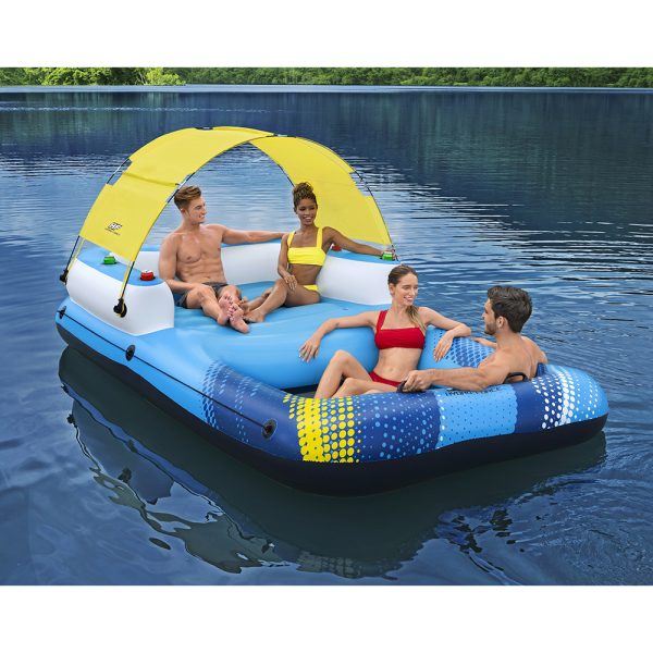 BESTWAY HYDRO-FORCE SUMMER OASIS 4-PERSONEN-BADEINSEL 305 X 186 X 58 CM – Bild 2