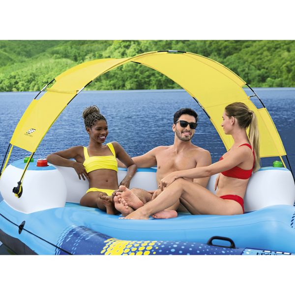 BESTWAY HYDRO-FORCE SUMMER OASIS 4-PERSONEN-BADEINSEL 305 X 186 X 58 CM – Bild 4