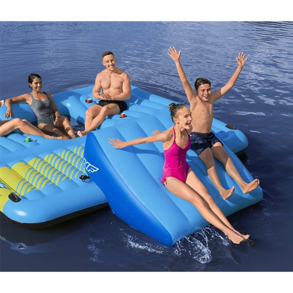 BESTWAY BADEINSEL SUMMER SLIDE MIT WASSERRUTSCHE 365 X 295 CM – Bild 3