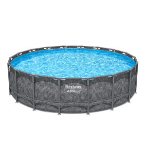 BESTWAY APX365 WINTERFESTES FRAME POOL KOMPLETT-SET MIT SANDFILTERANLAGE 549X132 | Sportsness.ch