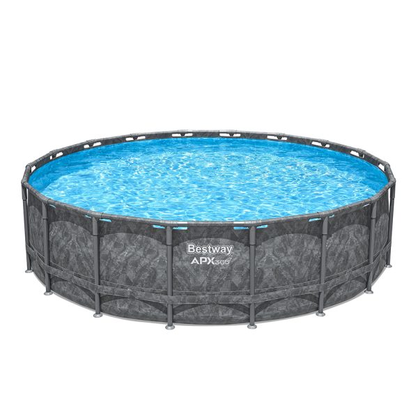 BESTWAY APX365 WINTERFESTES FRAME POOL KOMPLETT-SET MIT SANDFILTERANLAGE 549X132 | Sportsness.ch