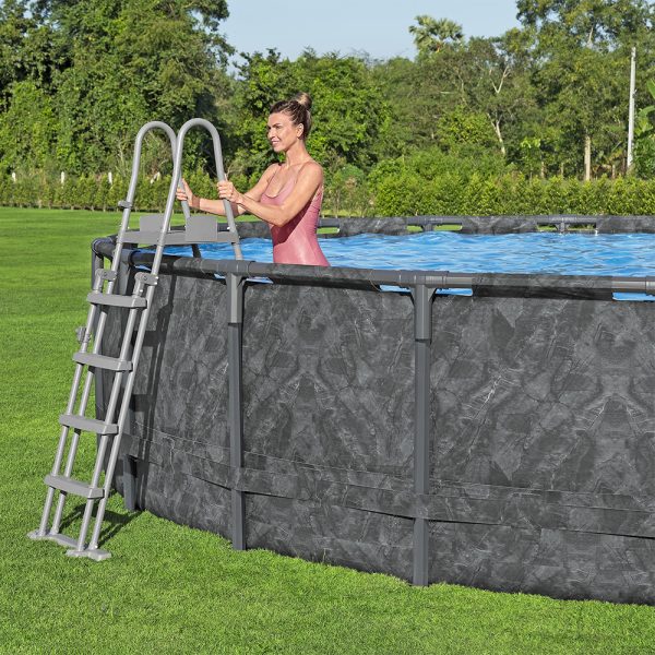 BESTWAY APX365 WINTERFESTES FRAME POOL KOMPLETT-SET MIT SANDFILTERANLAGE 549X132 – Bild 8