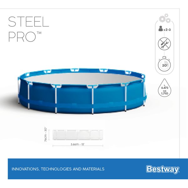 BESTWAY STEEL PRO FRAME POOL-SET 366 X 76 CM, RUND – Bild 10