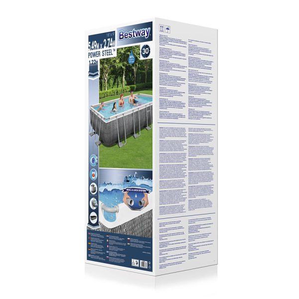 BESTWAY POWER STEEL FRAME POOL KOMPLETT-SET 549 X 274 X 122 CM – Bild 4