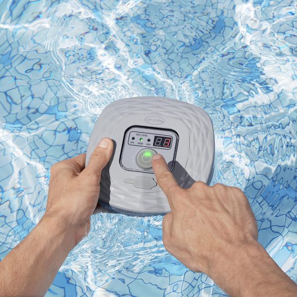BESTWAY LAY-Z-SPA XTRAS SCHWIMMENDE, AKKUBETRIEBENE SALZWASSERANLAGE 0,5 G/ H – Bild 5