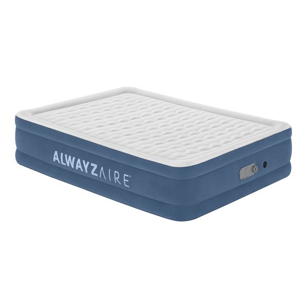 BESTWAY ALWAYZAIRE DOPPELLUFTBETT MIT INTEGRIERTER DOPPELPUMPE 203 X 152 X 46 CM | Sportsness.ch