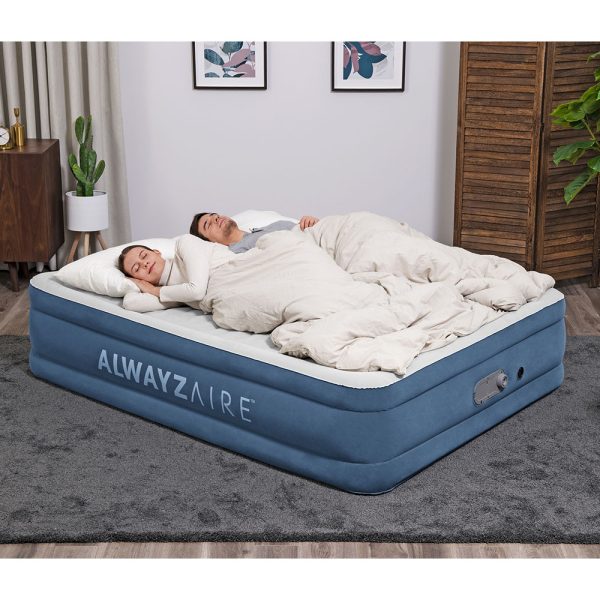 BESTWAY ALWAYZAIRE DOPPELLUFTBETT MIT INTEGRIERTER DOPPELPUMPE 203 X 152 X 46 CM – Bild 2