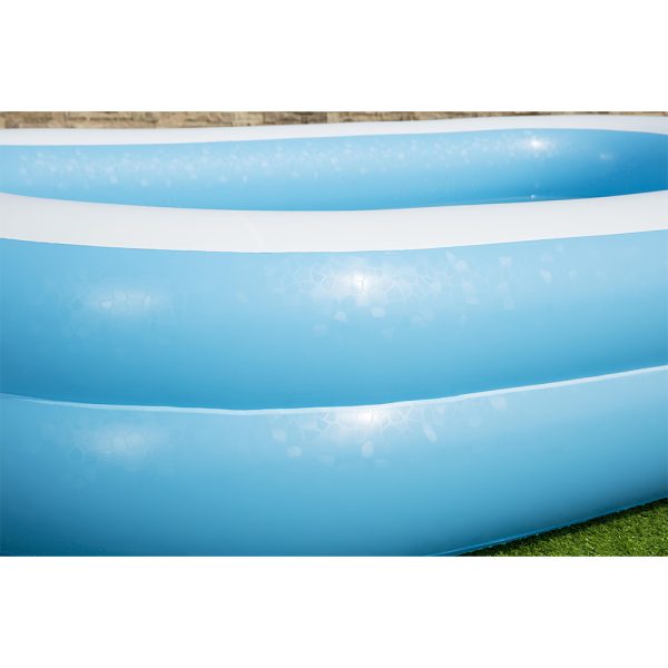 BESTWAY BLUE RECTANGULAR FAMILY POOL 262 X 175 X 51 CM – Bild 7