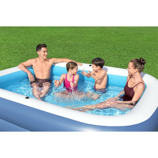 BESTWAY FAMILY POOL SUMMER BLISS MIT SONNENSCHUTZDACH 254 X 178 X 140 CM – Bild 7