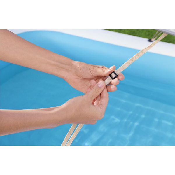 BESTWAY FAMILY POOL SUMMER BLISS MIT SONNENSCHUTZDACH 254 X 178 X 140 CM – Bild 13