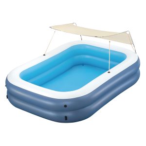 BESTWAY FAMILY POOL SUMMER BLISS MIT SONNENSCHUTZDACH 254 X 178 X 140 CM | Sportsness.ch