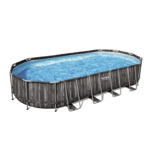 BESTWAY POWER STEEL FRAME POOL KOMPLETT-SET 732 X 366 X 122 CM | Sportsness.ch