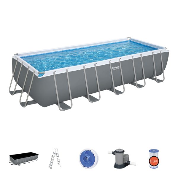 BESTWAY POWER STEEL FRAME POOL KOMPLETT-SET 640 X 274 X 132 CM – Bild 3