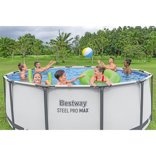 BESTWAY STEEL PRO MAX FRAME POOL KOMPLETT-SET 427 X 122 CM, RUND – Bild 6