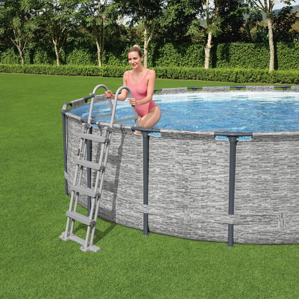 BESTWAY STEEL PRO MAX AUFSTELLPOOL KOMPLETT-SET MIT FILTERPUMPE 549 X 122 CM – Bild 9