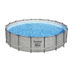 BESTWAY STEEL PRO MAX AUFSTELLPOOL KOMPLETT-SET MIT FILTERPUMPE 549 X 122 CM | Sportsness.ch