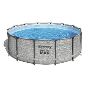 BESTWAY STEEL PRO MAX AUFSTELLPOOL KOMPLETT-SET 427 X 122 CM