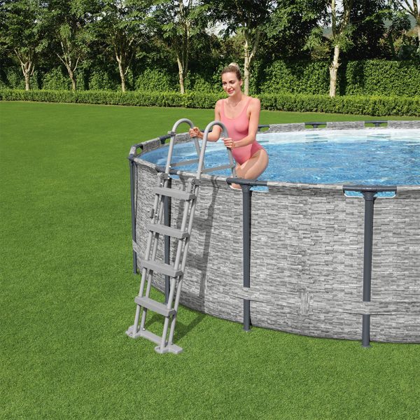 BESTWAY STEEL PRO MAX AUFSTELLPOOL KOMPLETT-SET 488 X 122 CM, RUND – Bild 6