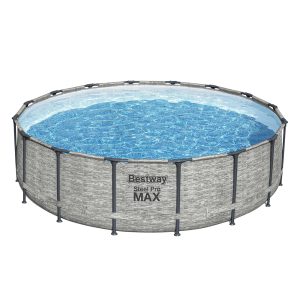 BESTWAY STEEL PRO MAX AUFSTELLPOOL KOMPLETT-SET 488 X 122 CM