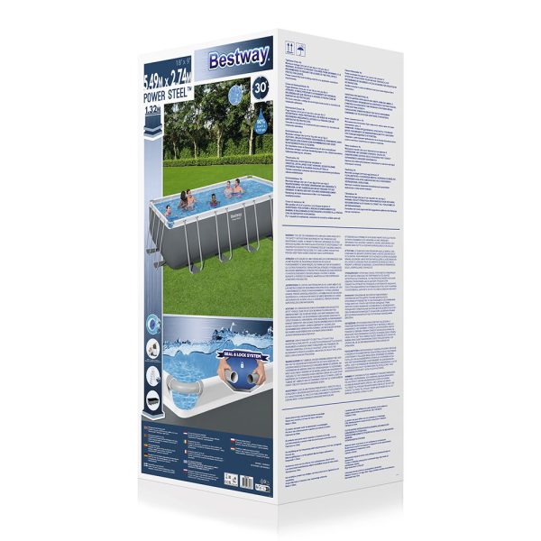 BESTWAY POWER STEEL FRAME POOL KOMPLETT-SET 549 X 274 X 132 CM – Bild 4