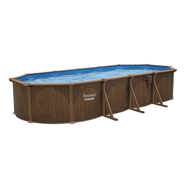 BESTWAY HYDRIUM STAHLWANDPOOL KOMPLETT-SET MIT SANDFILTERANLAGE 732X366X132CM – Bild 6