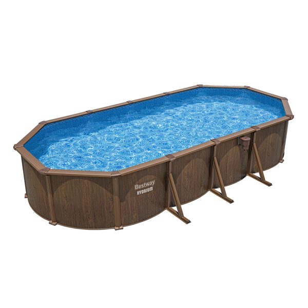 BESTWAY HYDRIUM STAHLWANDPOOL KOMPLETT-SET MIT SANDFILTERANLAGE 732X366X132CM – Bild 7