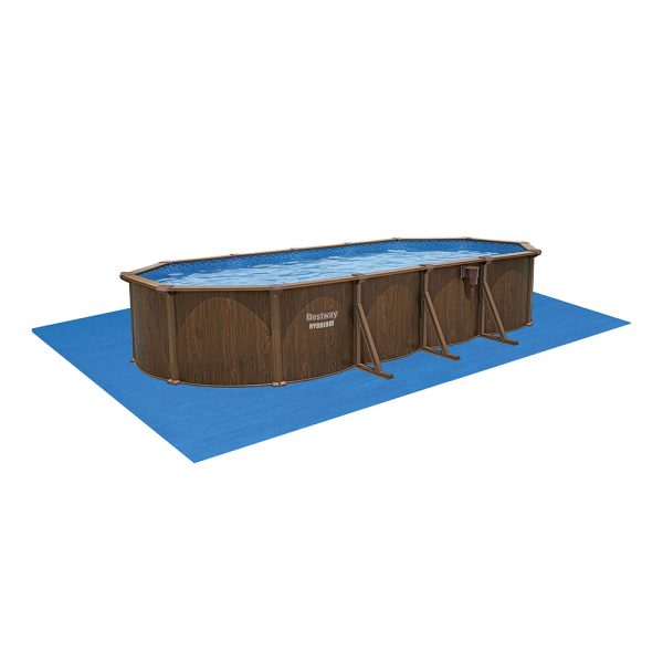 BESTWAY HYDRIUM STAHLWANDPOOL KOMPLETT-SET MIT SANDFILTERANLAGE 732X366X132CM – Bild 8