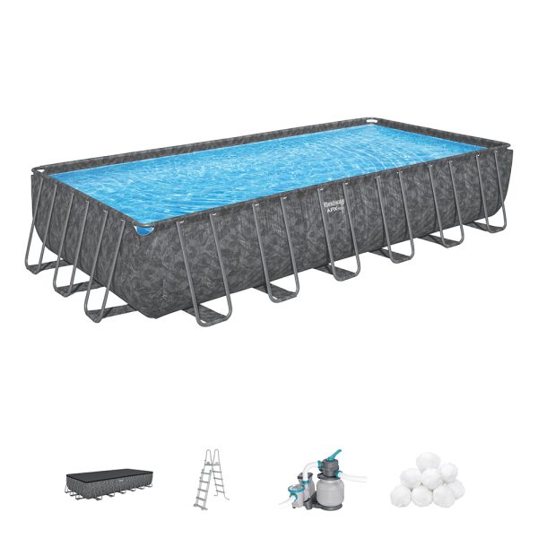 BESTWAY APX365 WINTERFESTES FRAME POOL KOMPLETT-SET MIT SANDFILTERANLAGE 732X366 – Bild 4