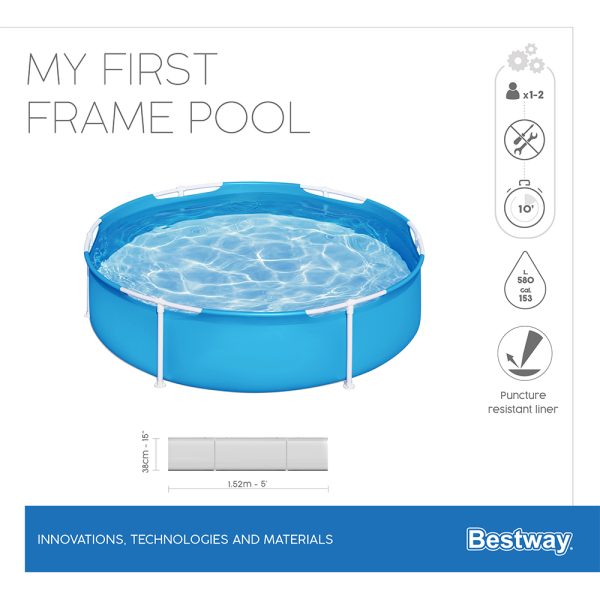 BESTWAY MY FIRST FRAME POOL Ø 152X38 CM – Bild 8