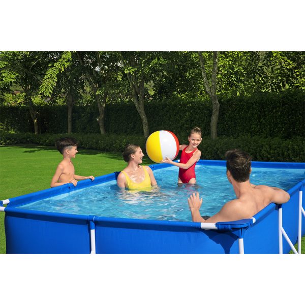 BESTWAY STEEL PRO FRAME POOL-SET, ECKIG MIT FILTERPUMPE 400 X 211 X 81 CM – Bild 7