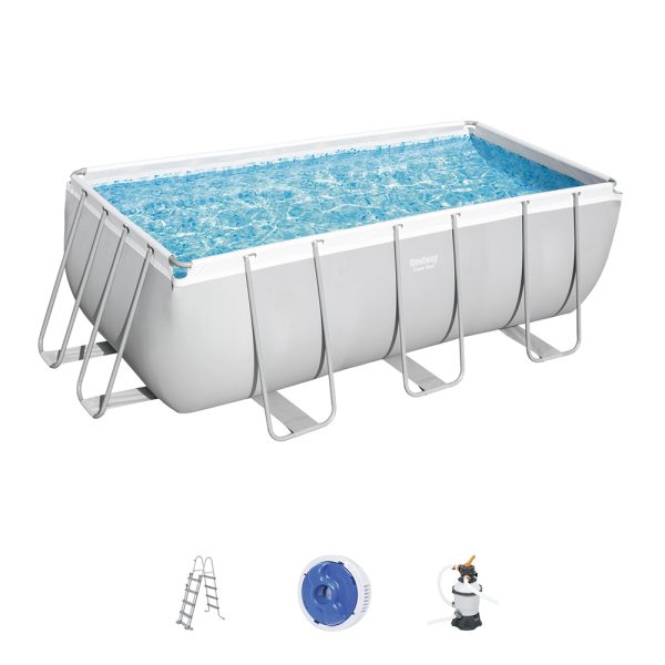 BESTWAY STEEL PRO MAX FRAME POOL SET MIT SANDFILTERANLAGE 412 X 201 X 122 CM – Bild 3