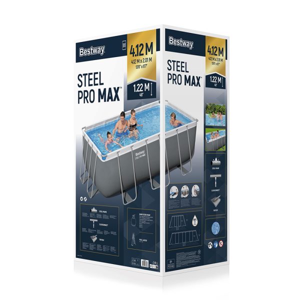 BESTWAY POWER STEEL FRAME POOL-SET 412 X 201 X 122 CM – Bild 10